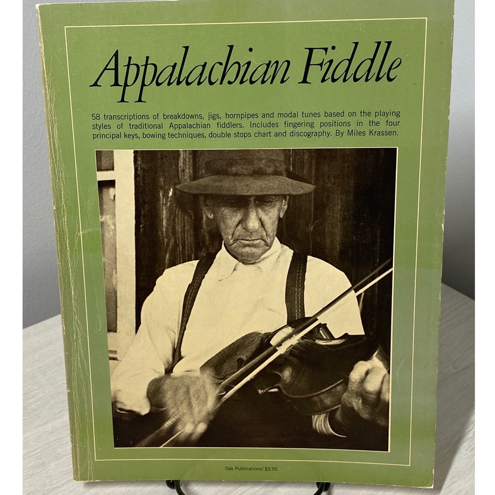 Appalachian Fiddle Miles Krassen 1973 Oak Publications Sheet Music Guide PB VTG